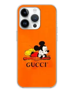 Чохол для Huawei Honor X7d з картинкою «Міккі Маус Gucci — помаранч»