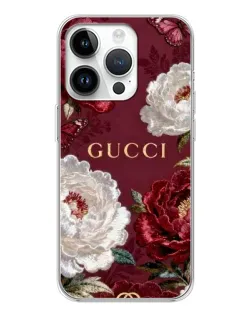 Чохол для Huawei Honor X7d з картинкою «Gucci — бордові троянди»