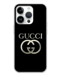 Чохол для Huawei Honor X7d з картинкою «Gucci — золото на чорному»