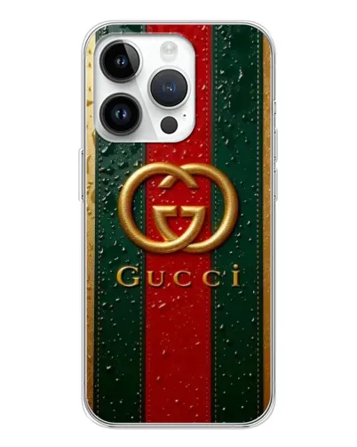 Чехол для Huawei Honor X7d с картинкой «Gucci — фирменная полоса и золото» Чехол для Huawei Honor X7d с картинкой «Gucci — фирменная полоса и золото»
