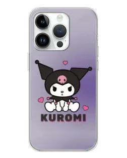 Чехол для Huawei Honor X7d с картинкой «Kuromi — фиолетовый арт»