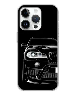 Чохол для Huawei Honor X7d з картинкою «Темний силует BMW»