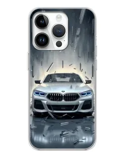 Чохол для Huawei Honor X7d з картинкою «BMW у світлі фар»