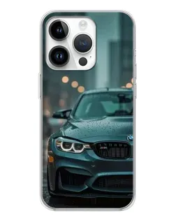 Чохол для Huawei Honor X7d з картинкою «BMW у вогнях міста»