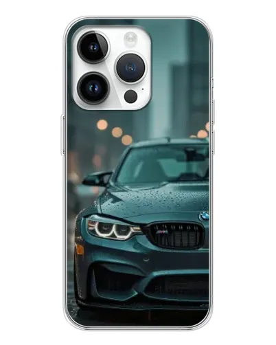Чохол для Huawei Honor X7d з картинкою «BMW у вогнях міста»