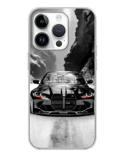 Чохол для Huawei Honor X7d з картинкою «BMW — акварельний дрифт»