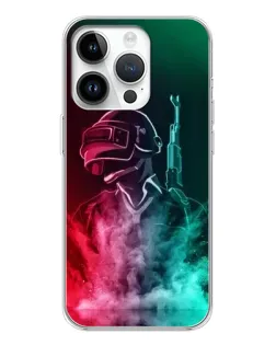 Чохол для Huawei Honor X7d з картинкою «PUBG — вогняний воїн»