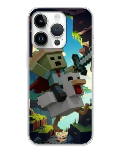 Чохол для Huawei Honor X7d з картинкою «Стів та гусь» Чохол для Huawei Honor X7d з картинкою «Стів та гусь»