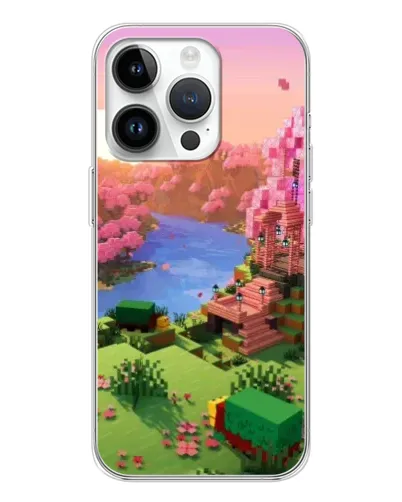 Чохол для Huawei Honor X7d з картинкою «Рожеве дерево Minecraft» Чохол для Huawei Honor X7d з картинкою «Рожеве дерево Minecraft»