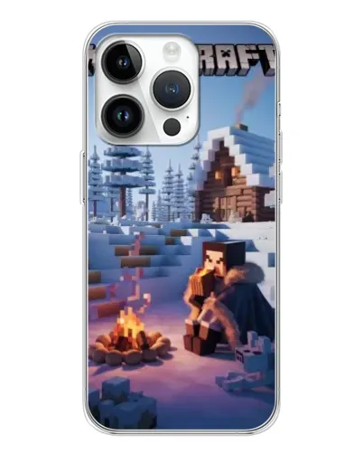 Чохол для Huawei Honor X7d з картинкою «Зимовий Minecraft» Чохол для Huawei Honor X7d з картинкою «Зимовий Minecraft»
