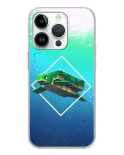 Чохол для Huawei Honor X7d з картинкою «Черепаха Minecraft»