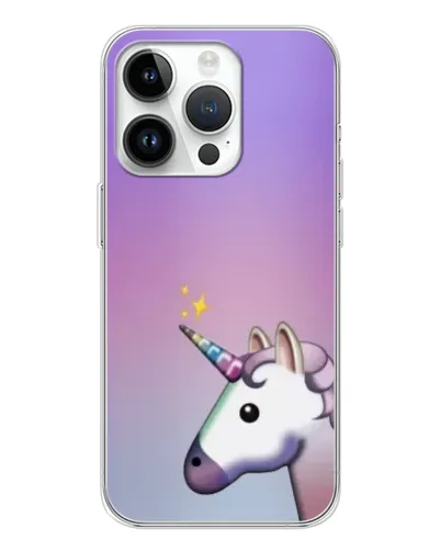 Чехол для Huawei Honor X7d с картинкой «Единорог градиент»