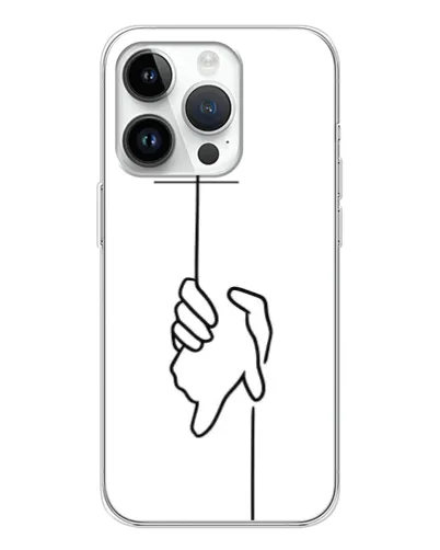 Чехол для Huawei Honor X7d с картинкой «Рука держит»