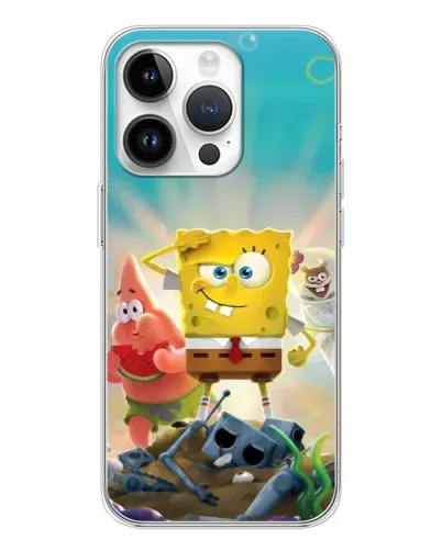 Чехол для Huawei Honor X7d с картинкой «Спанч Боб победитель»