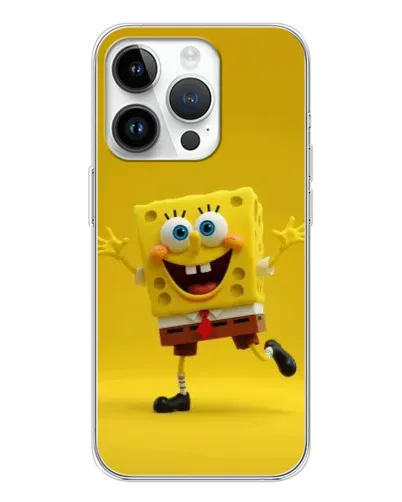Чехол для Huawei Honor X7d с картинкой «Позитивный Губка Боб»