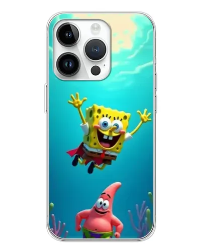Чехол для Huawei Honor X7d с картинкой «Спанч Боб под водой» Чехол для Huawei Honor X7d с картинкой «Спанч Боб под водой»