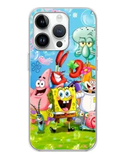 Чехол для Huawei Honor X7d с картинкой «Губка Боб и друзья»