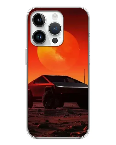 Чохол для Huawei Honor X7d з картинкою «Cybertruck на Марсі»