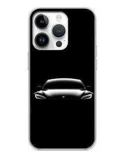 Чохол для Huawei Honor X7d з картинкою «Фари Tesla Night»