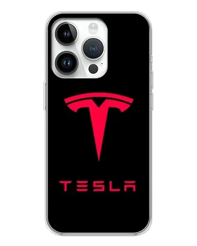 Чохол для Huawei Honor X7d з картинкою «Tesla Red Logo»