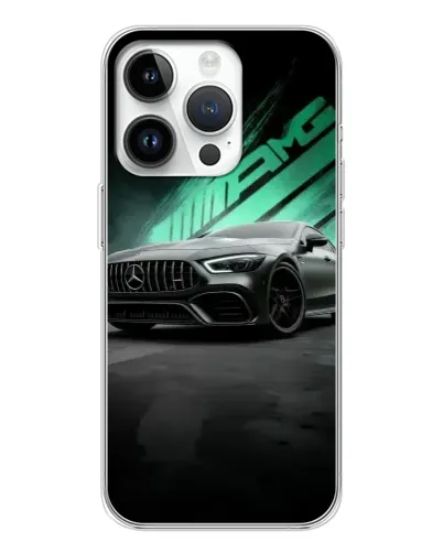 Чехол для Huawei Honor X7d с картинкой «Темный Mercedes AMG»