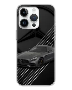 Чехол для Huawei Honor X7d с картинкой «Mercedes AMG — графика»