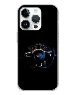 Чохол для Huawei Honor X7d з картинкою «Салон Audi — кермо»