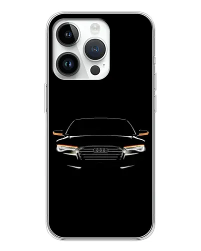 Чехол для Huawei Honor X7d с картинкой «Audi — ночной контур» Чехол для Huawei Honor X7d с картинкой «Audi — ночной контур»
