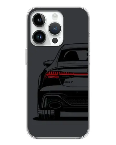 Чехол для Huawei Honor X7d с картинкой «Задняя часть Audi — арт» Чехол для Huawei Honor X7d с картинкой «Задняя часть Audi — арт»