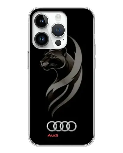 Чехол для Huawei Honor X7d с картинкой «Графика — пантера и Audi» Чехол для Huawei Honor X7d с картинкой «Графика — пантера и Audi»