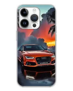 Чехол для Huawei Honor X7d с картинкой «Audi — закат» Чехол для Huawei Honor X7d с картинкой «Audi — закат»