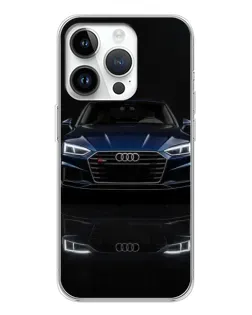 Чехол для Huawei Honor X7d с картинкой «Audi — ночное отражение» Чехол для Huawei Honor X7d с картинкой «Audi — ночное отражение»