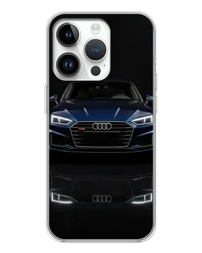 Чехол для Huawei Honor X7d с картинкой «Audi — ночное отражение» Чехол для Huawei Honor X7d с картинкой «Audi — ночное отражение»