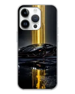 Чохол для Huawei Honor X7d з картинкою «Нічний Lamborghini драйв»