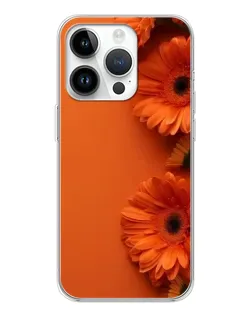 Чохол для Huawei Honor X7d з картинкою «Помаранчеві гербери»