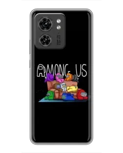 Чехол для Huawei Honor X8 5G с картинкой «Логотип Among Us»