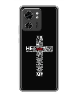 Чехол для Huawei Honor X8 5G с картинкой «Текстовый крест»