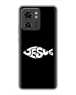 Чехол для Huawei Honor X8 5G с картинкой «Рыба Jesus»