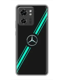 Чехол для Huawei Honor X8 5G с картинкой «Спортивные линии Mercedes»