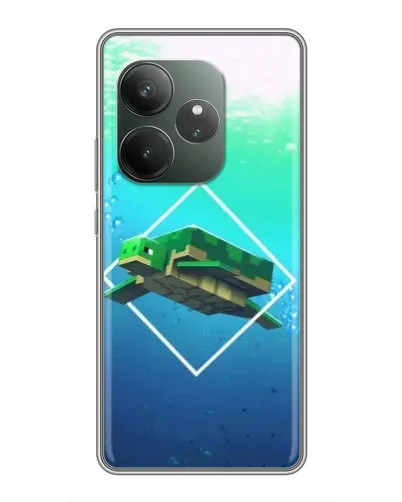 Чохол для Huawei Honor X80i з картинкою «Черепаха Minecraft» Чохол для Huawei Honor X80i з картинкою «Черепаха Minecraft»