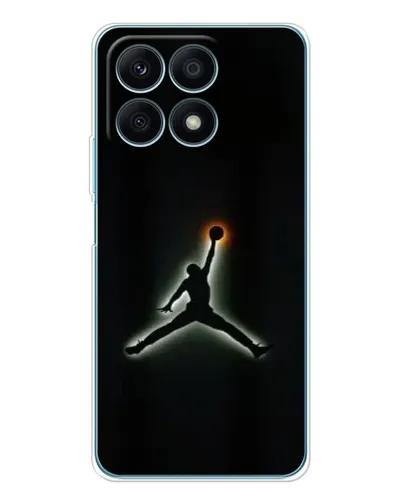 Чехол для Huawei Honor X8a с картинкой «Jordan Gradient Logo»