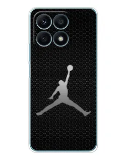 Чехол для Huawei Honor X8a с картинкой «Jordan Dark Carbon»
