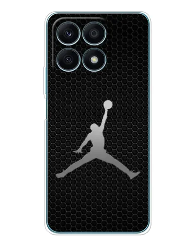 Чехол для Huawei Honor X8a с картинкой «Jordan Dark Carbon»