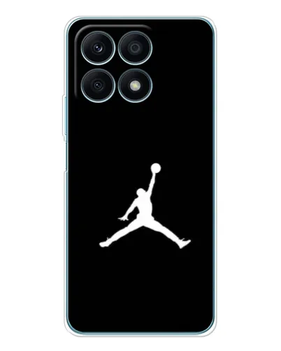 Чехол для Huawei Honor X8a с картинкой «Jordan Silhouette»