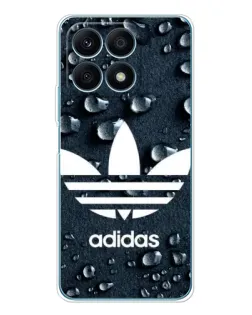 Чехол для Huawei Honor X8a с картинкой «Adidas Trefoil Blue»