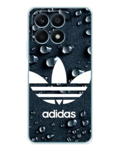 Чехол для Huawei Honor X8a с картинкой «Adidas Trefoil Blue»