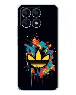 Чехол для Huawei Honor X8a с картинкой «Adidas Splash»