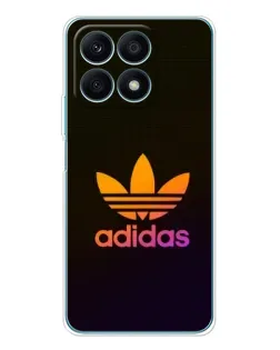 Чехол для Huawei Honor X8a с картинкой «Градиент Adidas»