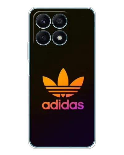 Чехол для Huawei Honor X8a с картинкой «Градиент Adidas»