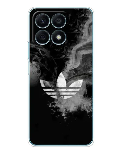 Чехол для Huawei Honor X8a с картинкой «Абстрактный дым Adidas»